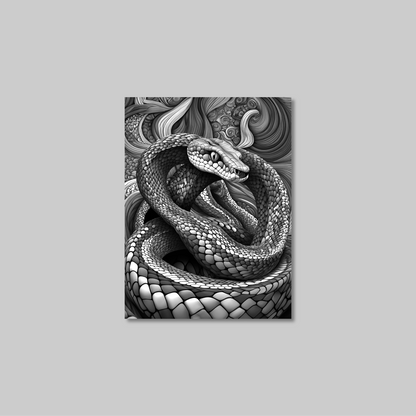 ABSTRACT COBRA **UNFRAMED ART PRINT**