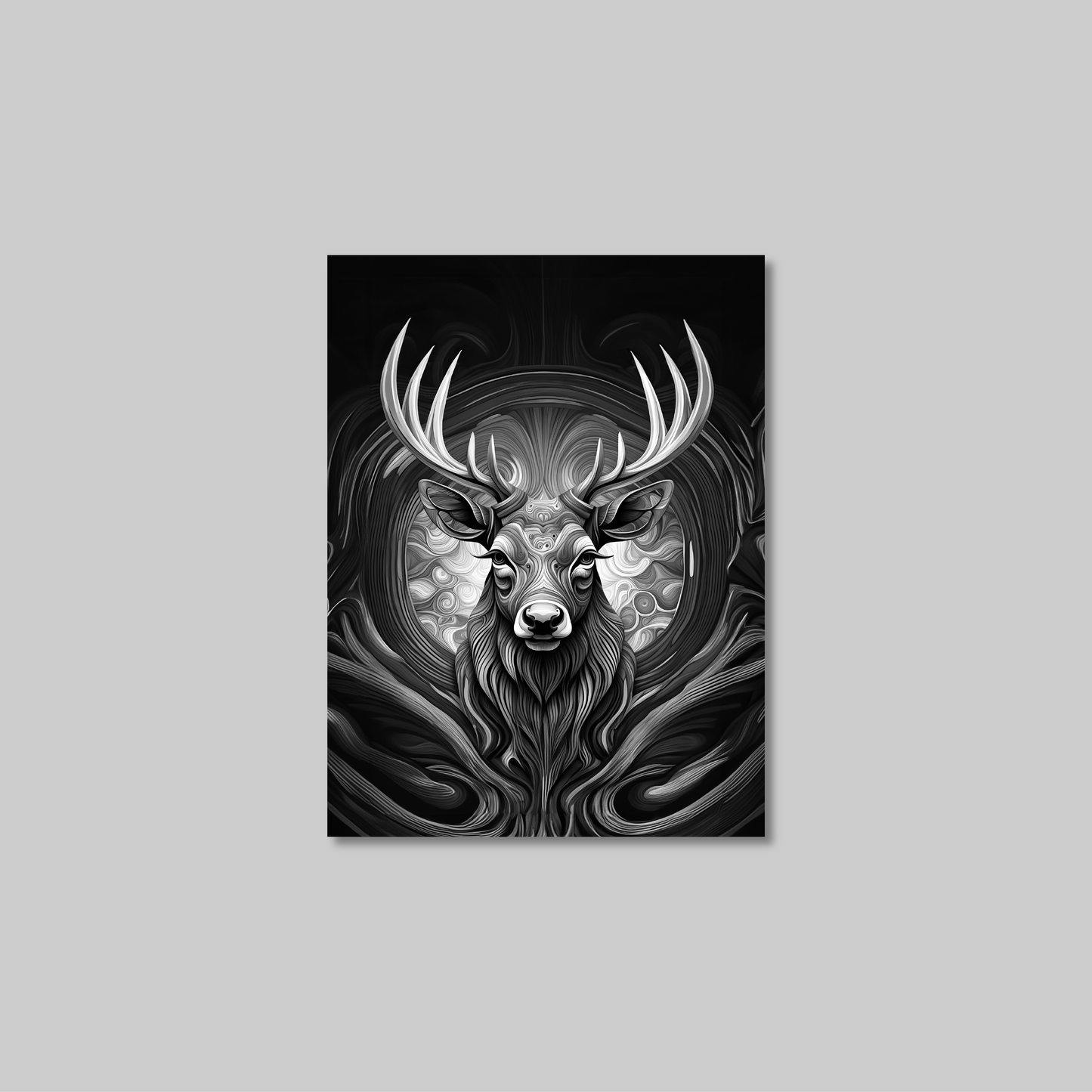 ABSTRACT STAG **UNFRAMED ART PRINT**