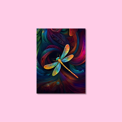 ABSTRACT DRAGONFLY **UNFRAMED ART PRINT**