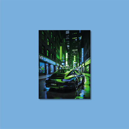 PORSCHE 911 (BACK) **UNFRAMED POSTER**