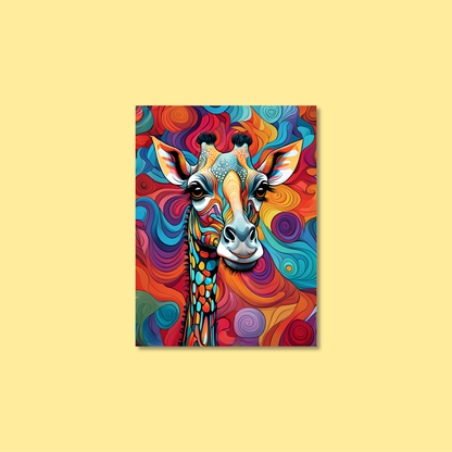ABSTRACT GIRAFFE **UNFRAMED ART PRINT**