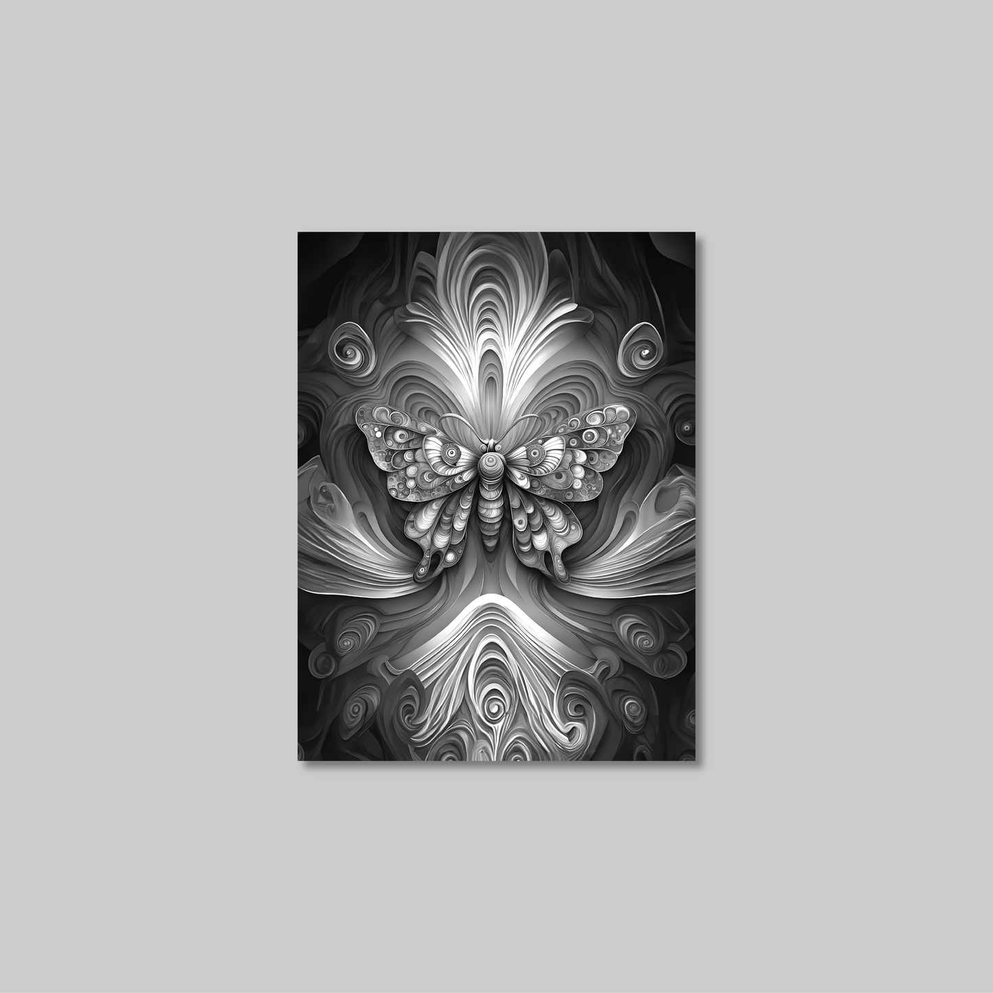 ABSTRACT BUTTERFLY **UNFRAMED ART PRINT**