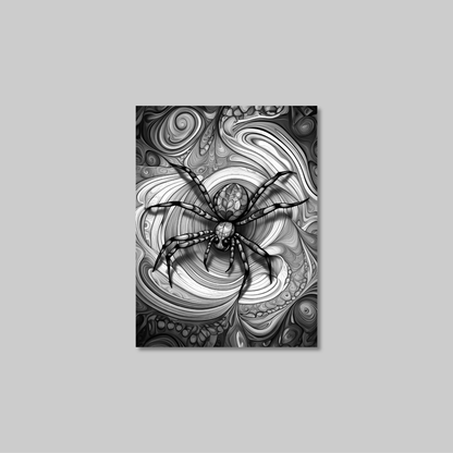 ABSTRACT SPIDER **UNFRAMED ART PRINT**