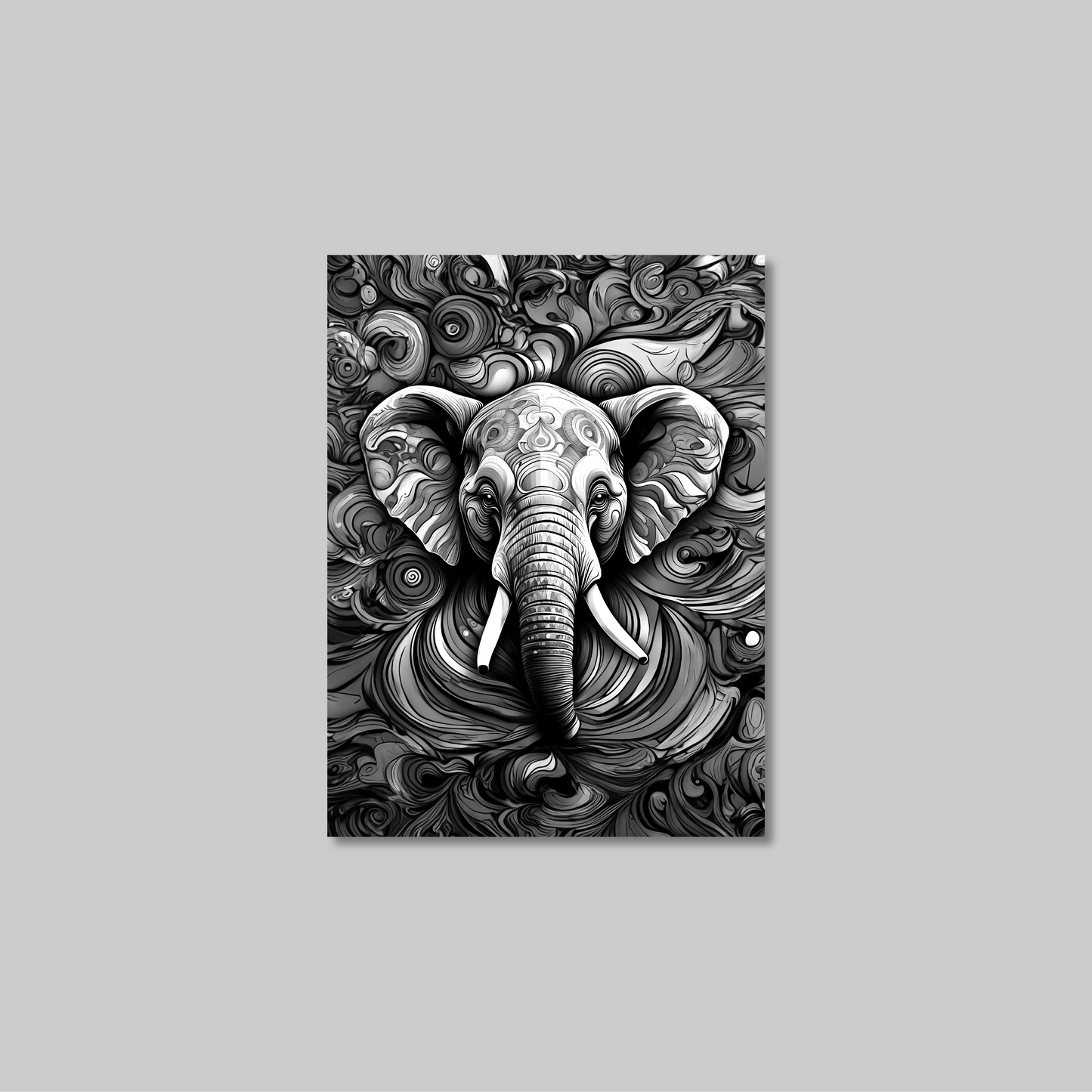 ABSTRACT ELEPHANT **UNFRAMED ART PRINT**