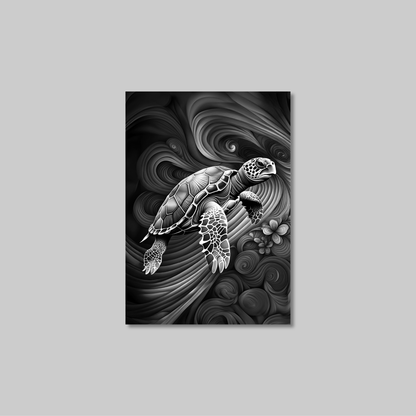 ABSTRACT TURTLE **UNFRAMED ART PRINT**