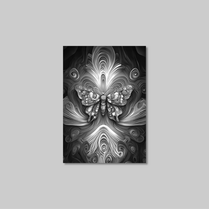 ABSTRACT BUTTERFLY **UNFRAMED ART PRINT**