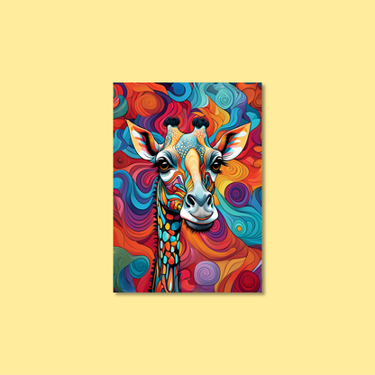 ABSTRACT GIRAFFE **UNFRAMED ART PRINT**
