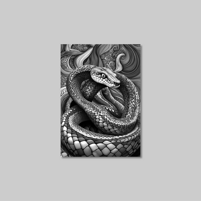 ABSTRACT COBRA **UNFRAMED ART PRINT**