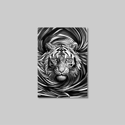 ABSTRACT TIGER **UNFRAMED ART PRINT**