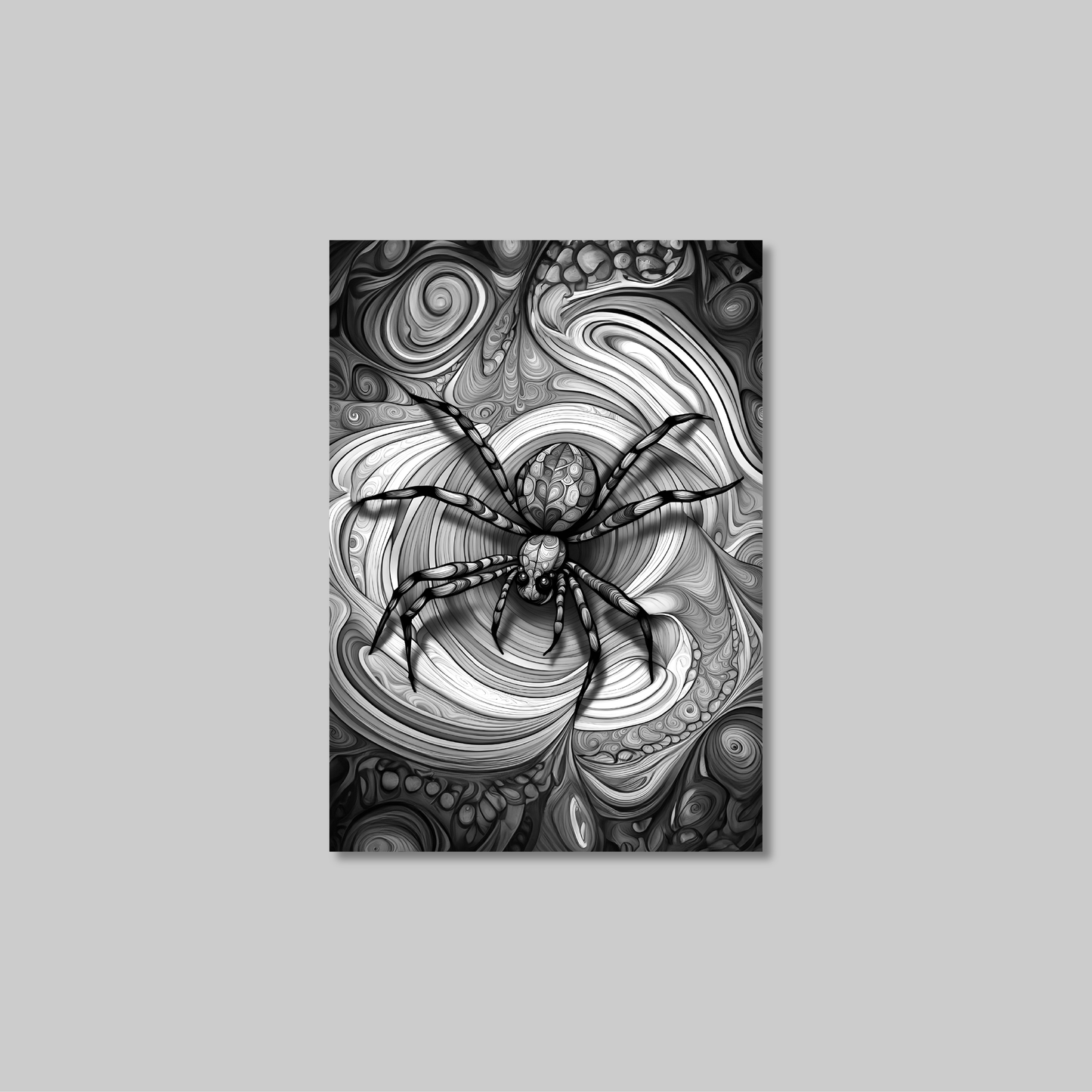ABSTRACT SPIDER **UNFRAMED ART PRINT**