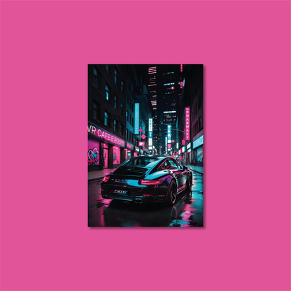 PORSCHE 911 (BACK) **UNFRAMED POSTER**
