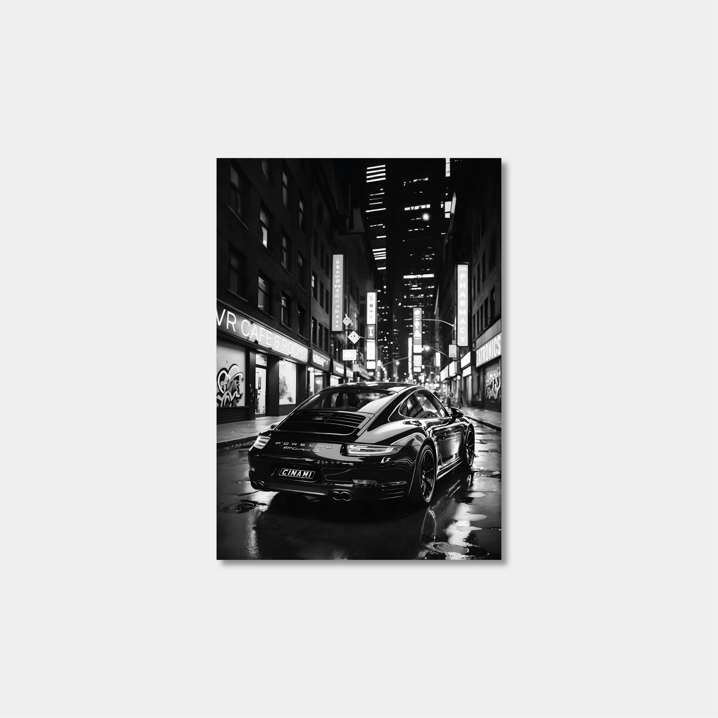 PORSCHE 911 (BACK) **UNFRAMED POSTER**