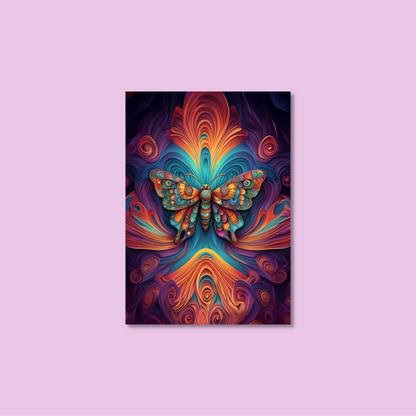 ABSTRACT BUTTERFLY **UNFRAMED ART PRINT**