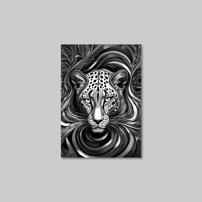 ABSTRACT LEOPARD **UNFRAMED ART PRINT**