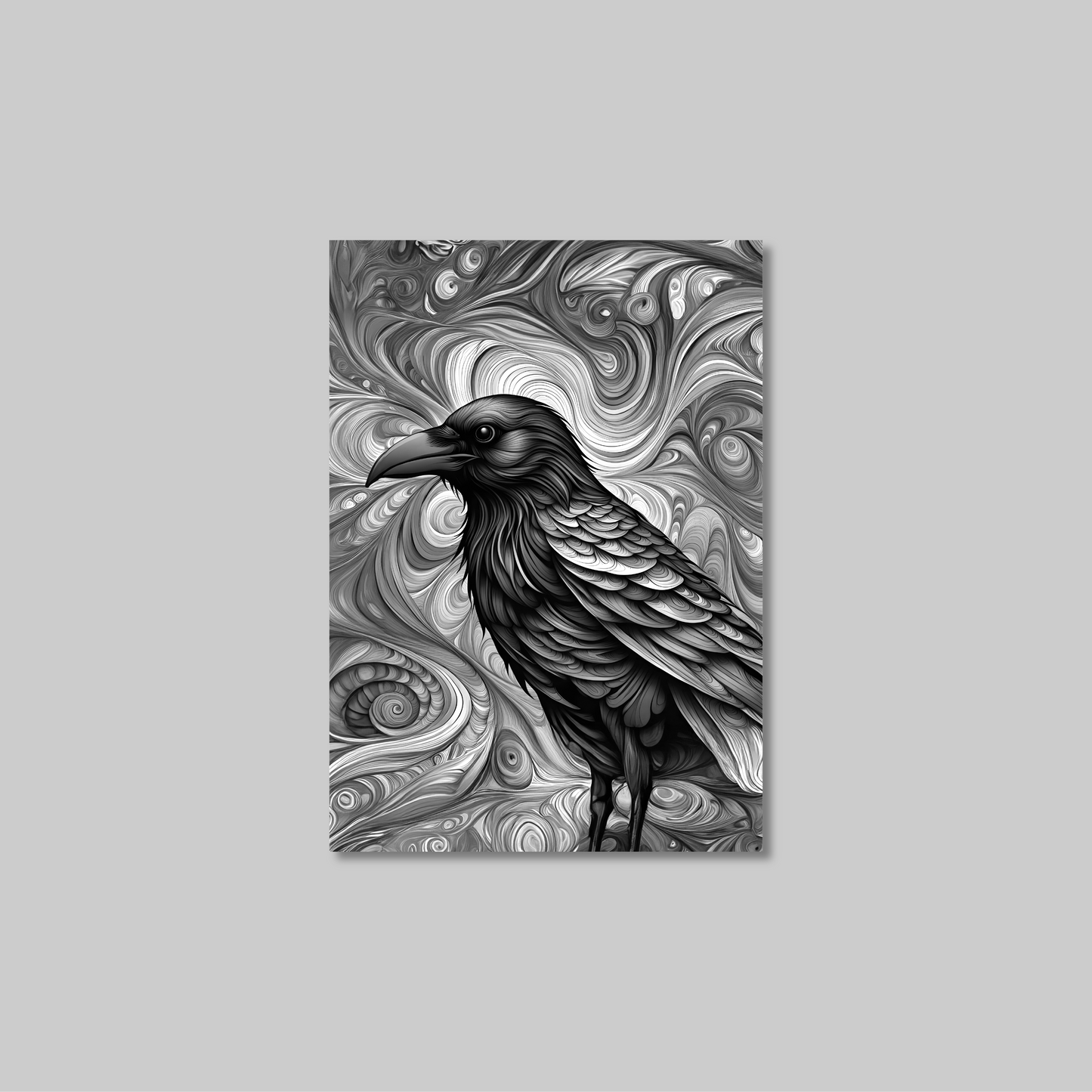 ABSTRACT CROW **UNFRAMED ART PRINT**