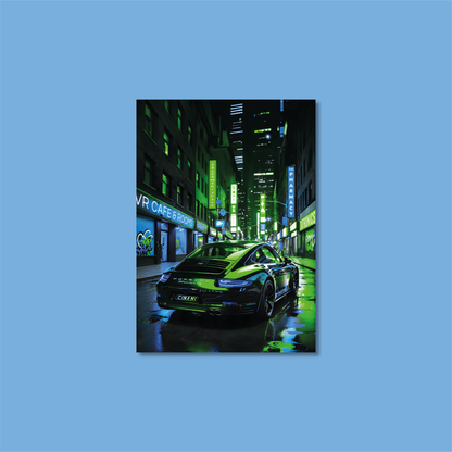 PORSCHE 911 (BACK) **UNFRAMED POSTER**