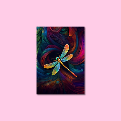 ABSTRACT DRAGONFLY **UNFRAMED ART PRINT**