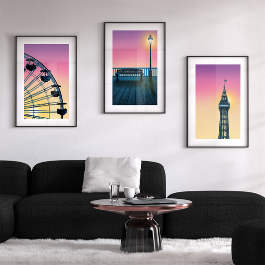 SEASIDE SUNSET *UNFRAMED POSTERS*