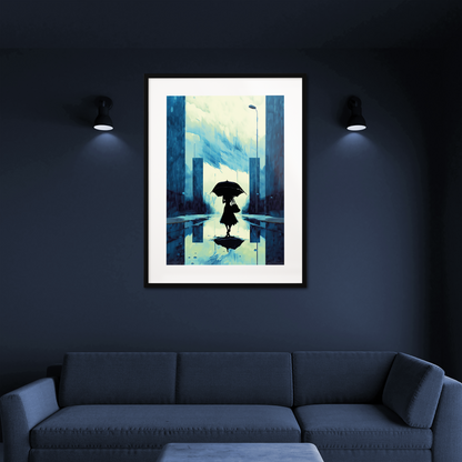 IN THE RAIN **UNFRAMED ART PRINT**
