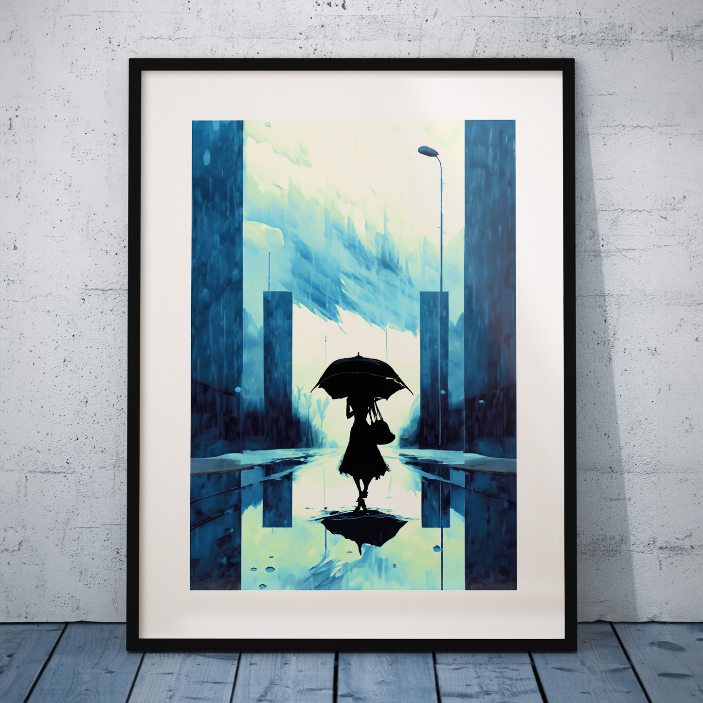 IN THE RAIN **UNFRAMED ART PRINT**