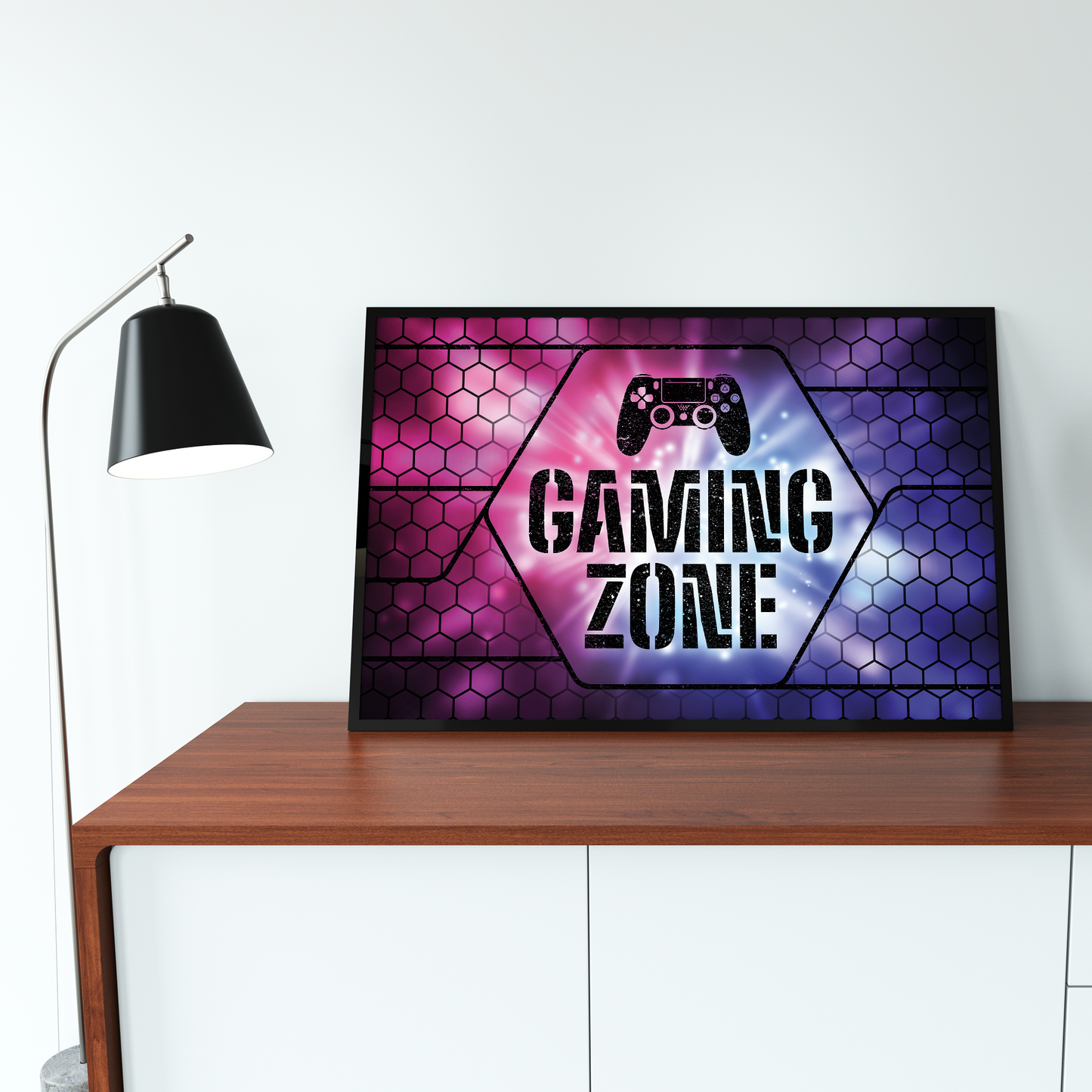 Gaming Zone Neon **UNFRAMED POSTER**