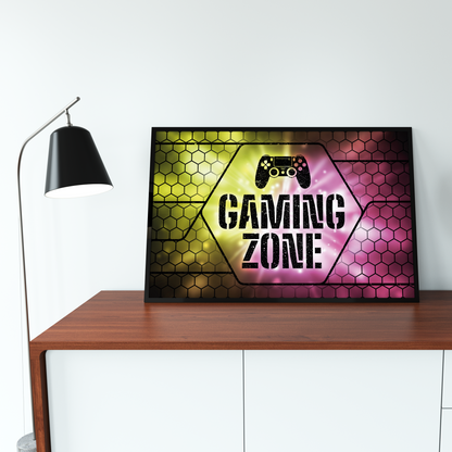 Gaming Zone Neon **UNFRAMED POSTER**
