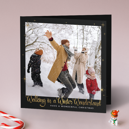 Winter Wonderland Pack of 10 Personalised Christmas Cards