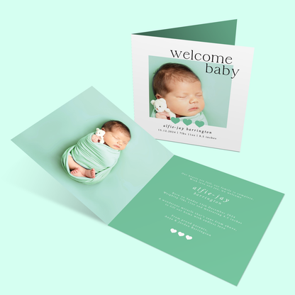Lilly-Mae - Pack of 10 Birth Announcements