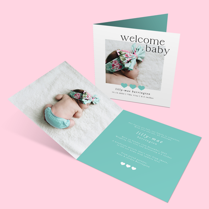 Lilly-Mae - Pack of 10 Birth Announcements