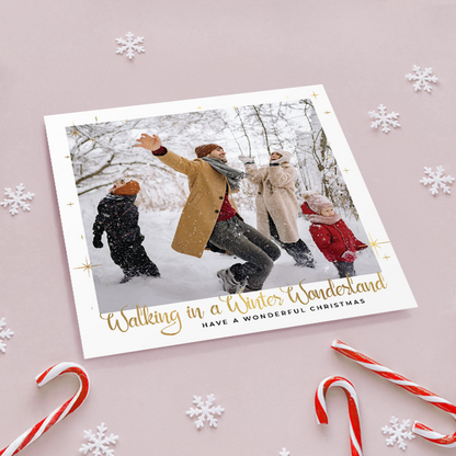 Winter Wonderland Pack of 10 Personalised Christmas Cards