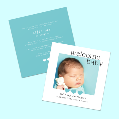 Lilly-Mae - Pack of 10 Birth Announcements