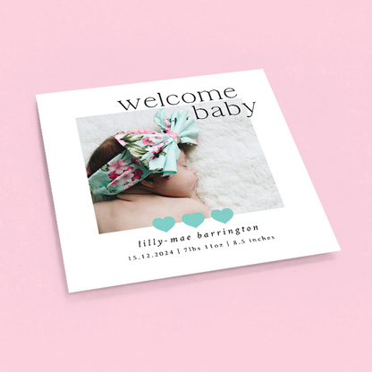 Lilly-Mae - Pack of 10 Birth Announcements