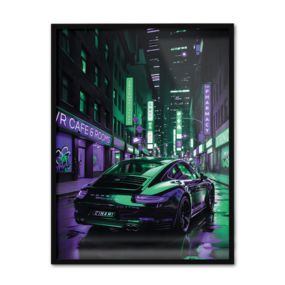 PORSCHE 911 (BACK) **UNFRAMED POSTER**