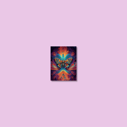 ABSTRACT BUTTERFLY **UNFRAMED ART PRINT**