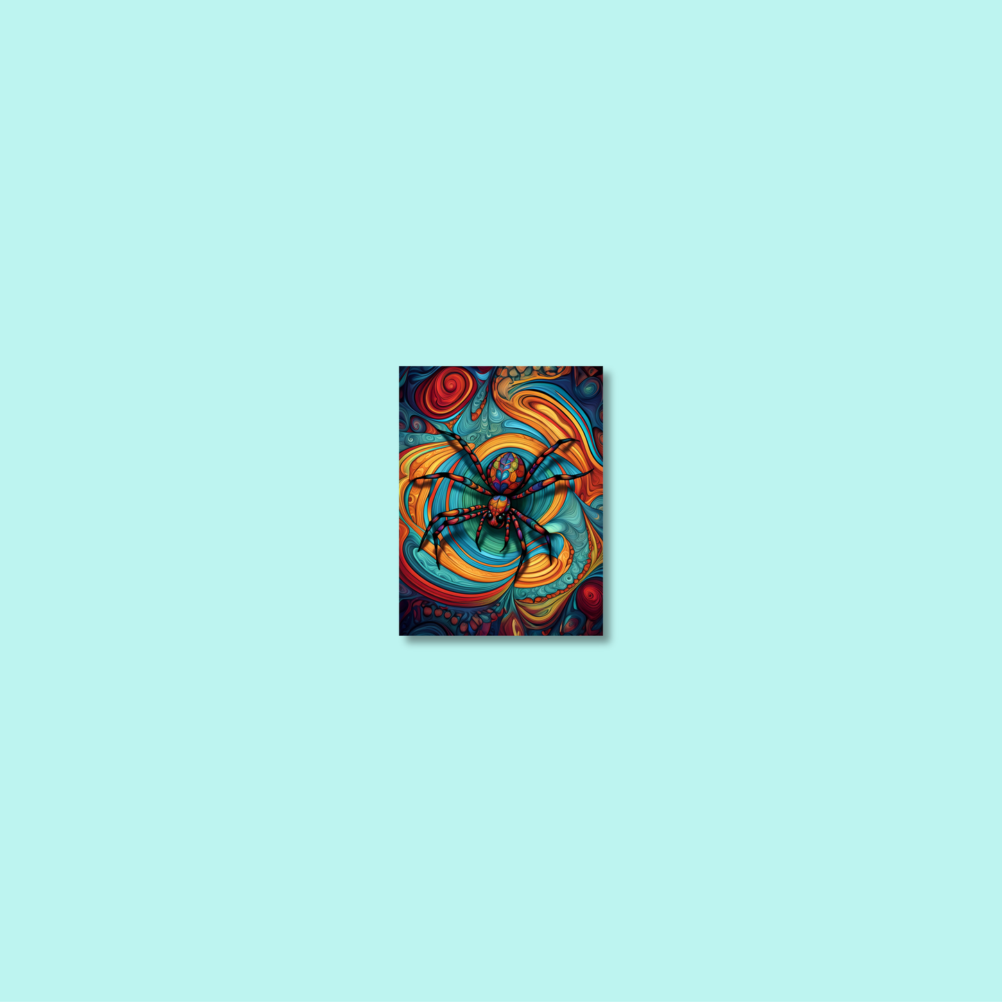 ABSTRACT SPIDER **UNFRAMED ART PRINT**