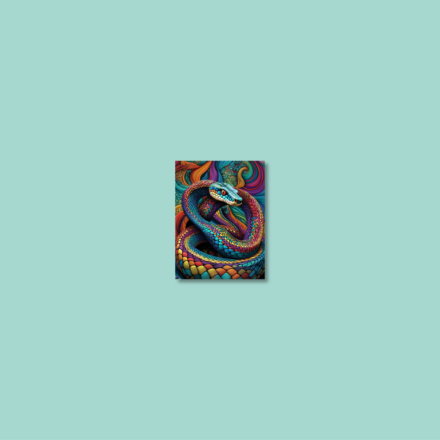 ABSTRACT COBRA **UNFRAMED ART PRINT**