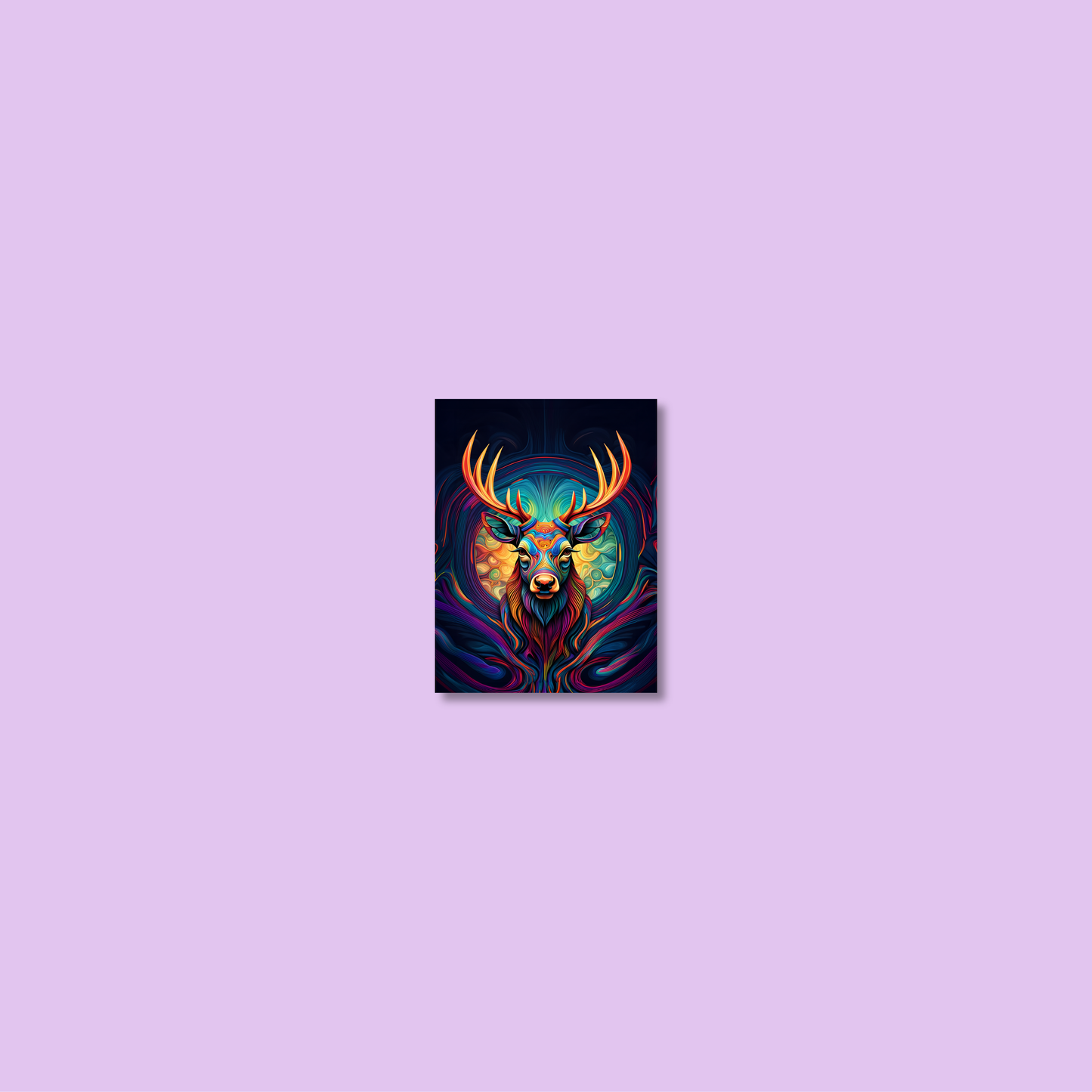 ABSTRACT STAG **UNFRAMED ART PRINT**