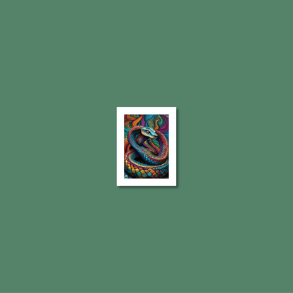 ABSTRACT COBRA **UNFRAMED ART PRINT**