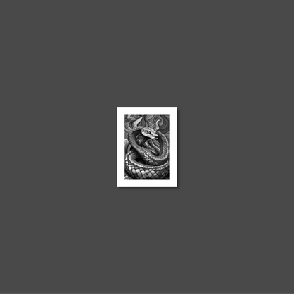 ABSTRACT COBRA **UNFRAMED ART PRINT**