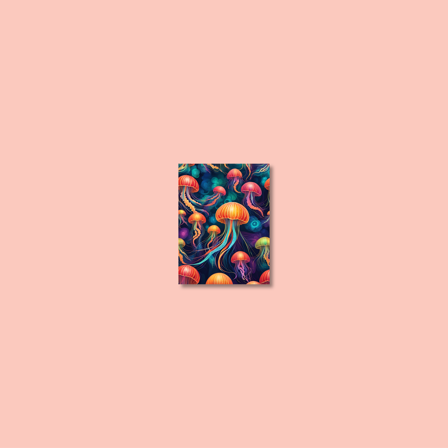 ABSTRACT JELLYFISH **UNFRAMED ART PRINT**