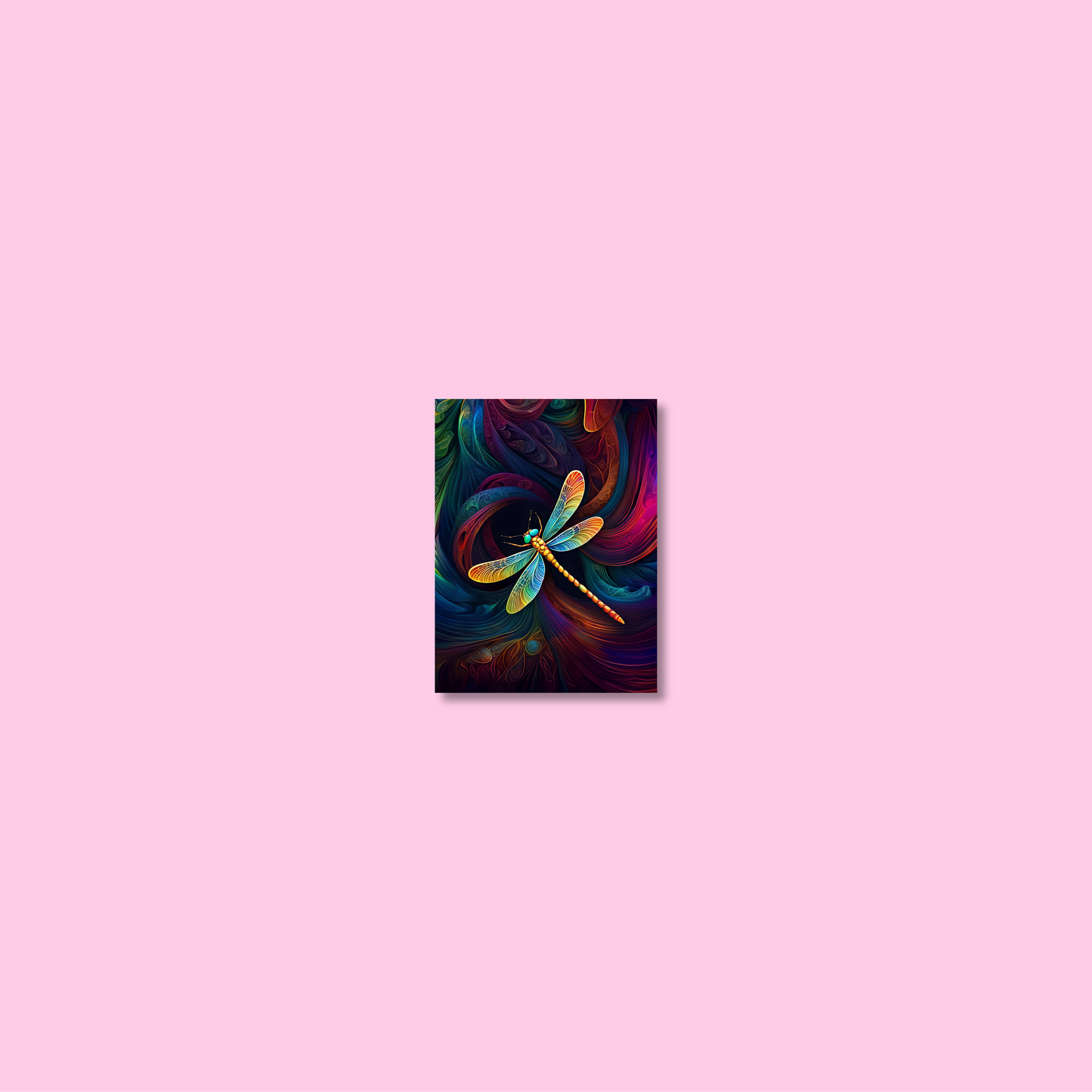 ABSTRACT DRAGONFLY **UNFRAMED ART PRINT**