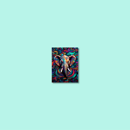 ABSTRACT ELEPHANT **UNFRAMED ART PRINT**