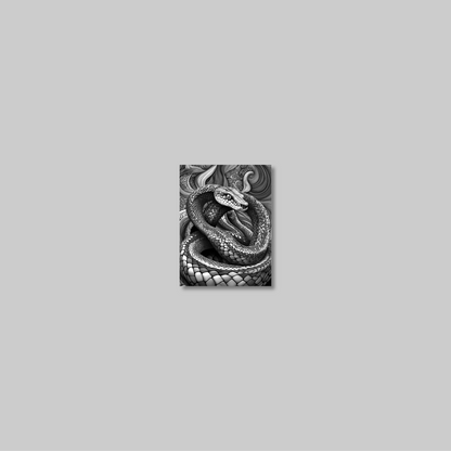 ABSTRACT COBRA **UNFRAMED ART PRINT**