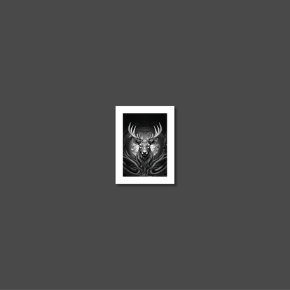 ABSTRACT STAG **UNFRAMED ART PRINT**