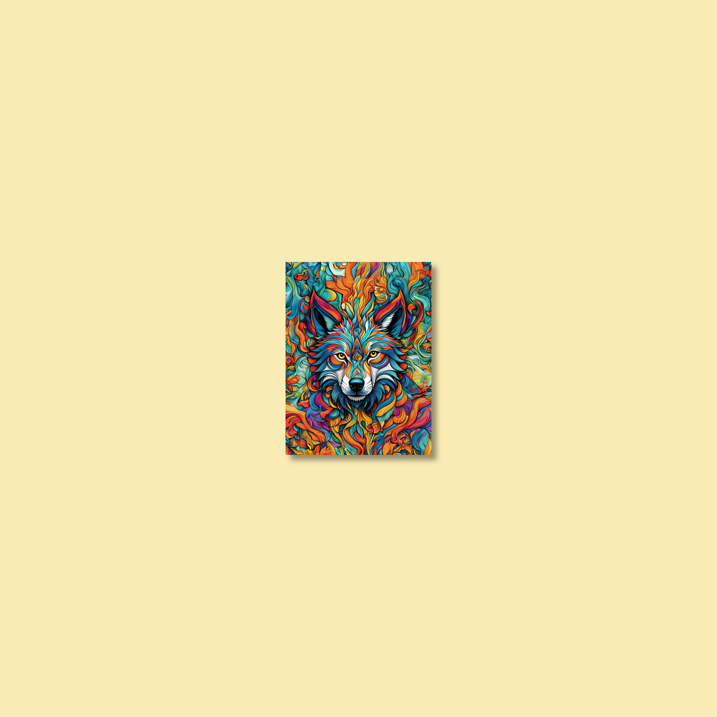 ABSTRACT WOLF **UNFRAMED ART PRINT**