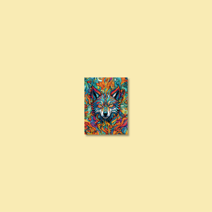 ABSTRACT WOLF **UNFRAMED ART PRINT**