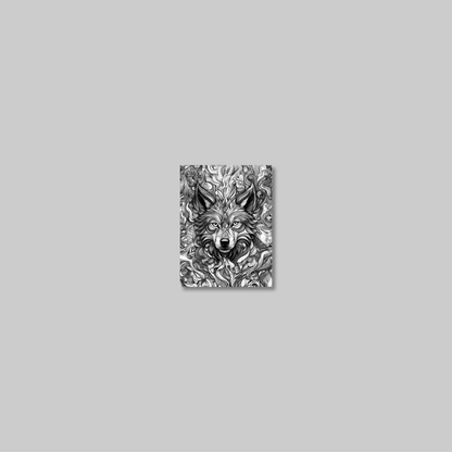 ABSTRACT WOLF **UNFRAMED ART PRINT**
