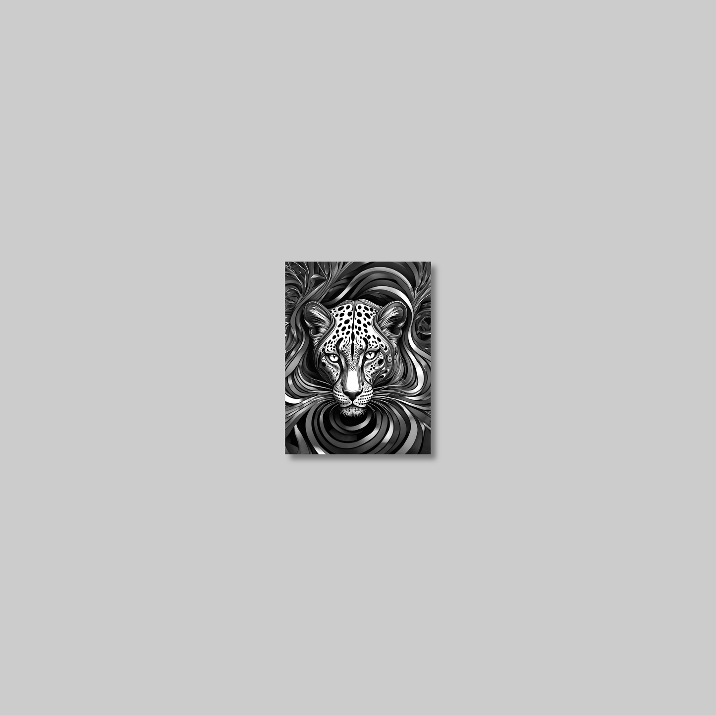 ABSTRACT LEOPARD **UNFRAMED ART PRINT**