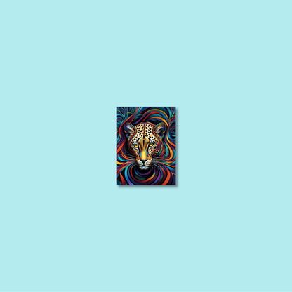 ABSTRACT LEOPARD **UNFRAMED ART PRINT**