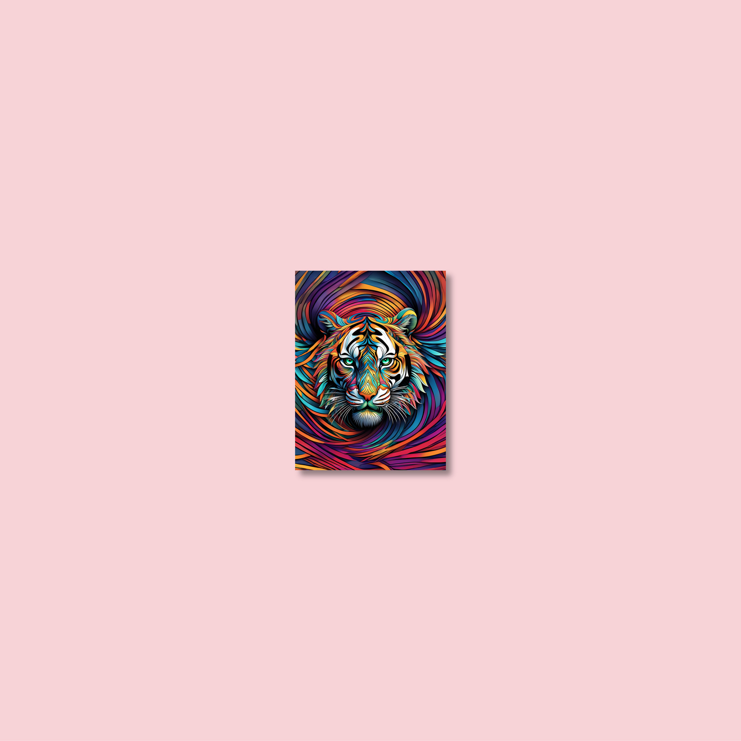 ABSTRACT TIGER **UNFRAMED ART PRINT**
